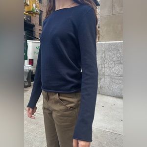 brandy melville stella sweater navy
